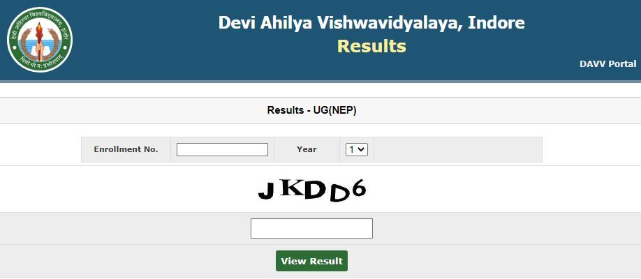 Davv 1st year Result 